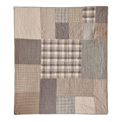 Misty Square Quilted Throw