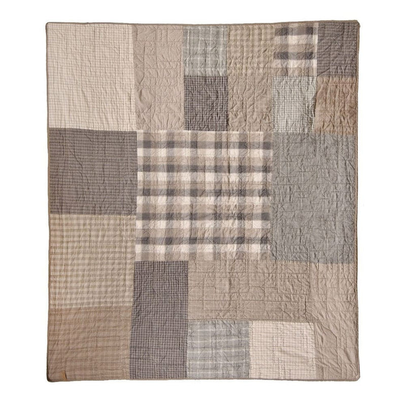 Misty Square Quilted Throw