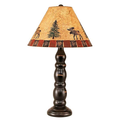 Moose Candlestick Table Lamp