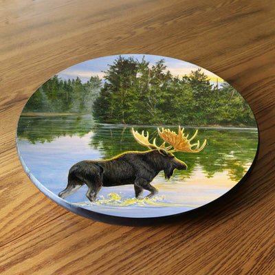 Moose Crossing Lazy Susan