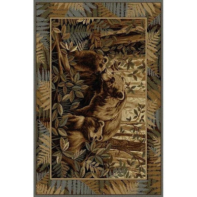 Motherly Love Bear Area Rug