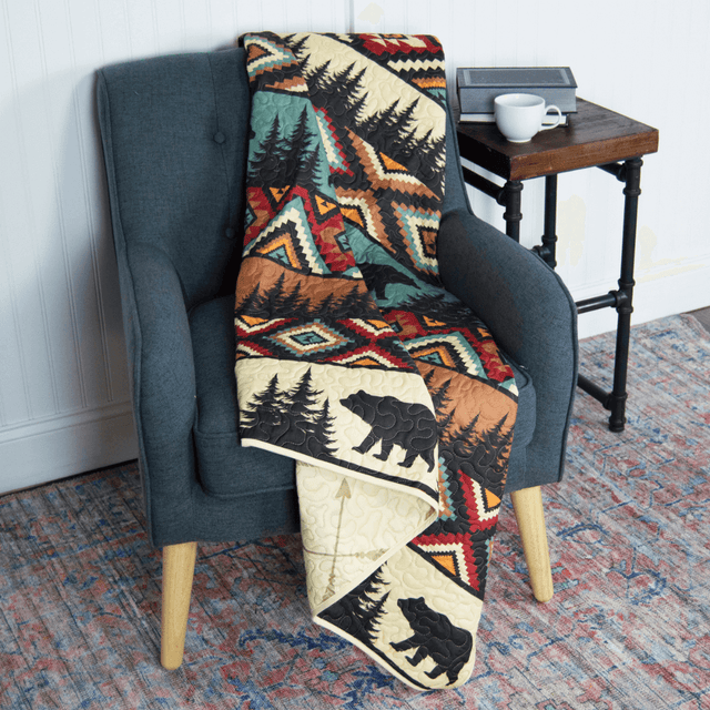 Native Bears Throw