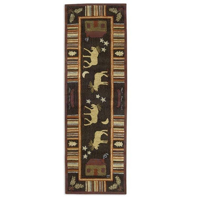 Night Moose Rug Collection