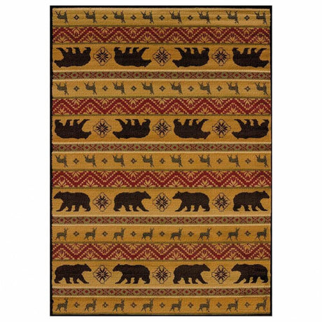 Nordic Bear Area Rug