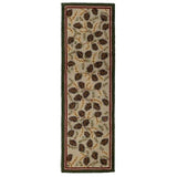Northwood's Cones Hooked Wool Rug