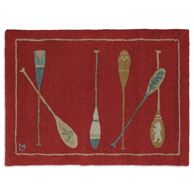 Paddles Accent Rug
