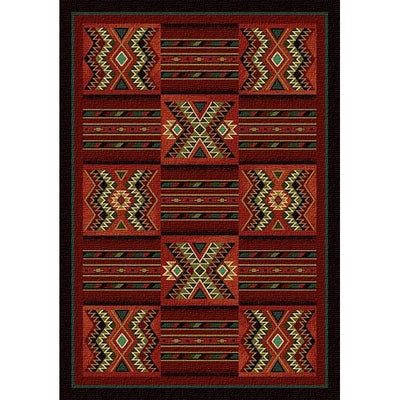 Painted Cliffs Red Area Rug