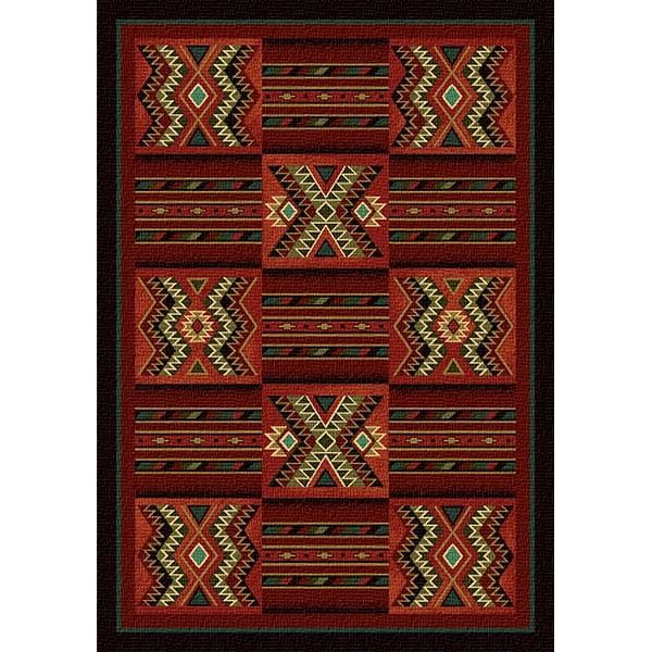 Painted Cliffs Red Area Rug