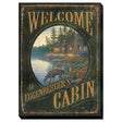 Personalized Welcome to the Cabin Canvas Art