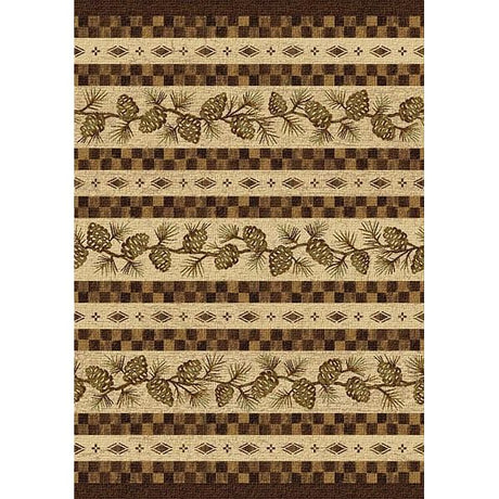 Pinecone Square Area Rug