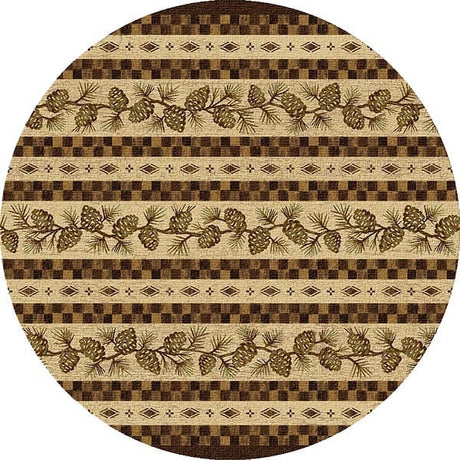 Pinecone Square Area Rug