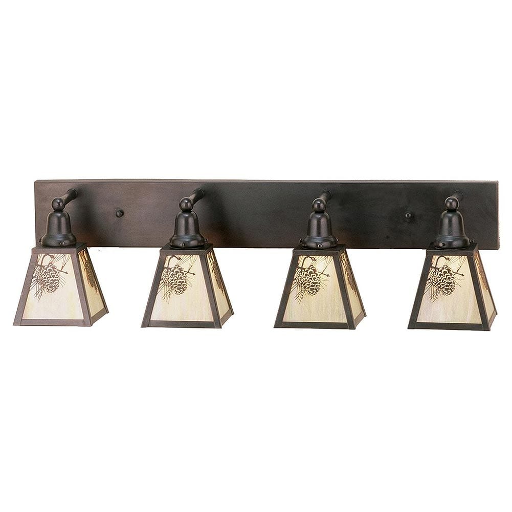 Pinecone Valley 4 Light Vanity Fixture