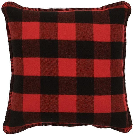 Ponderosa Plaid Square Pillow