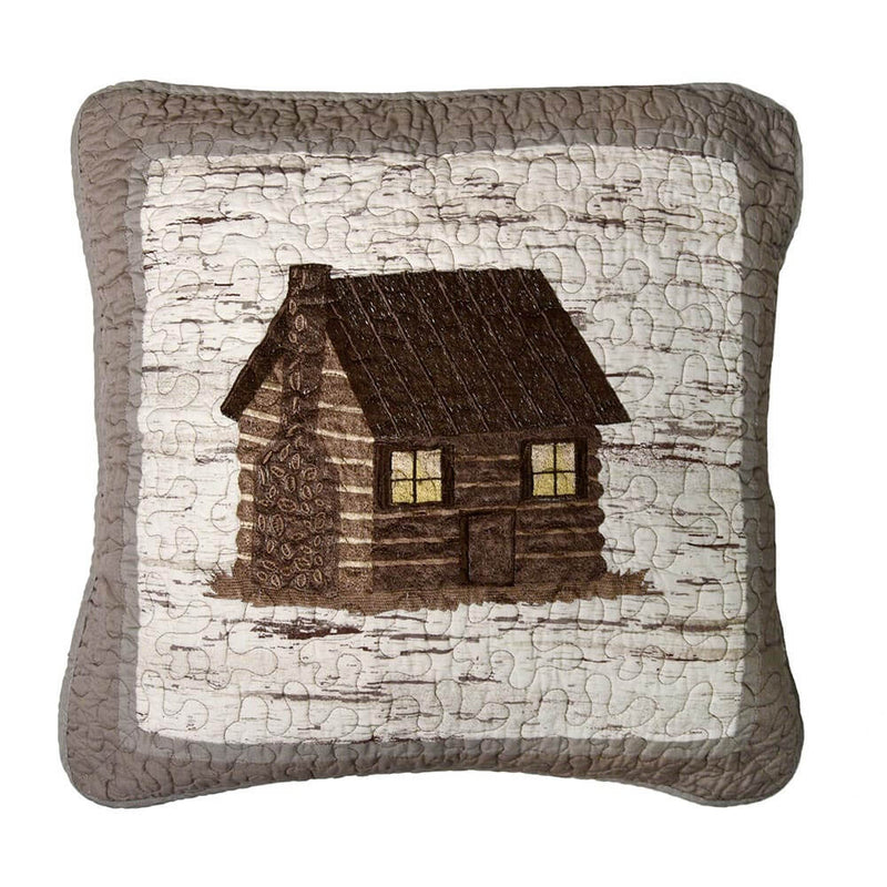 Quilted Cabin Pillow