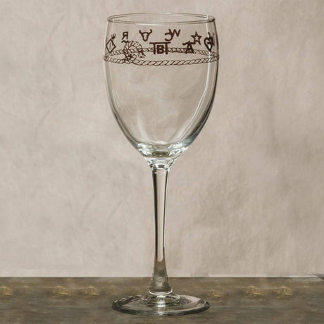 Rope and Brands Wine Glass