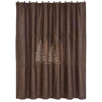 Rustic Pines Shower Curtain
