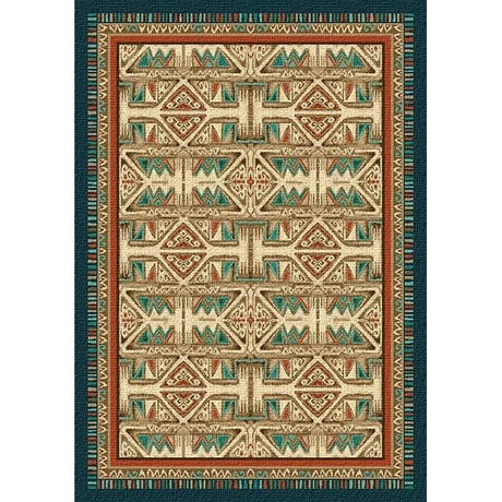 Santa Rosa Teal Area Rug