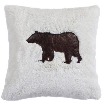Shearling Bear Pillow