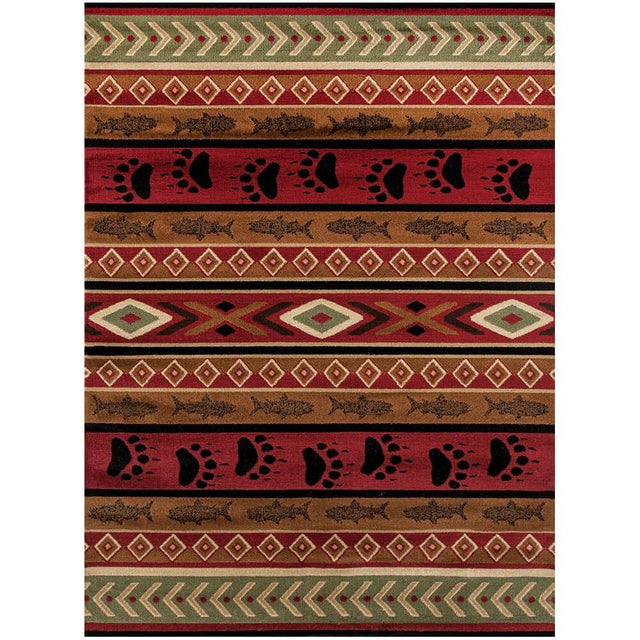 Southwest Bear Paw Area Rug