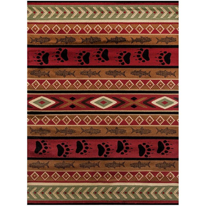 Southwest Bear Paw Area Rug
