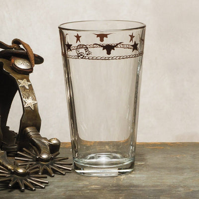 Stars and Steers Beverage Glass