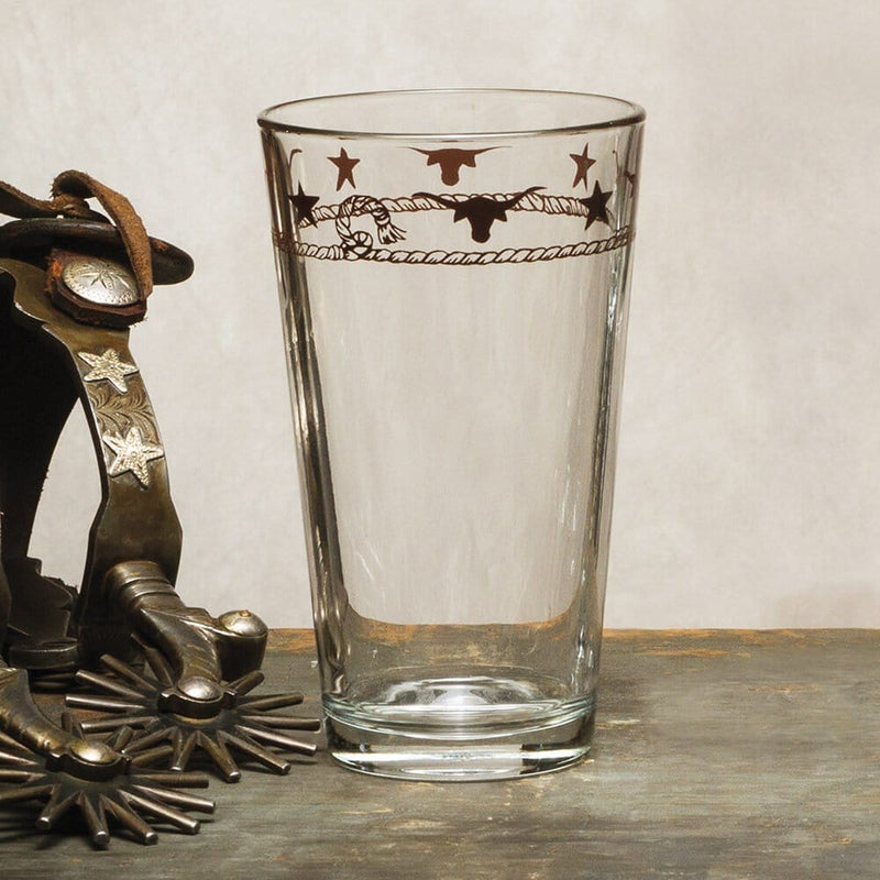 Stars and Steers Beverage Glass
