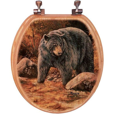 Streamside Bear Toilet Seat