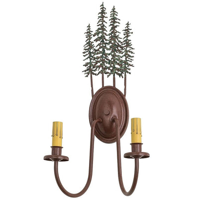 Tall Pines Double Arm Wall Sconce