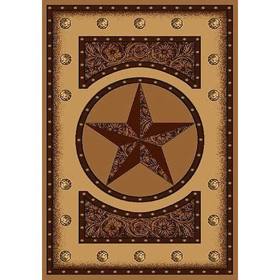 Tooled Star Rug