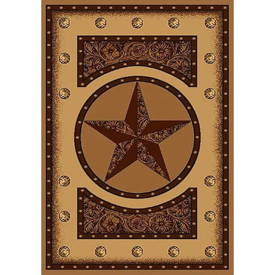 Tooled Star Rug