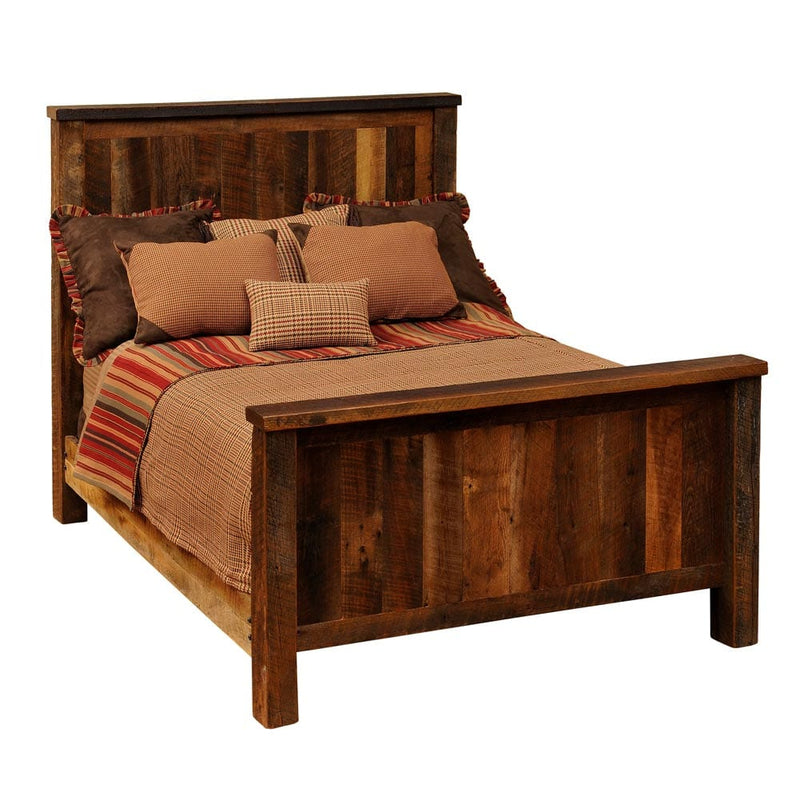 Traditional Barnwood Bed