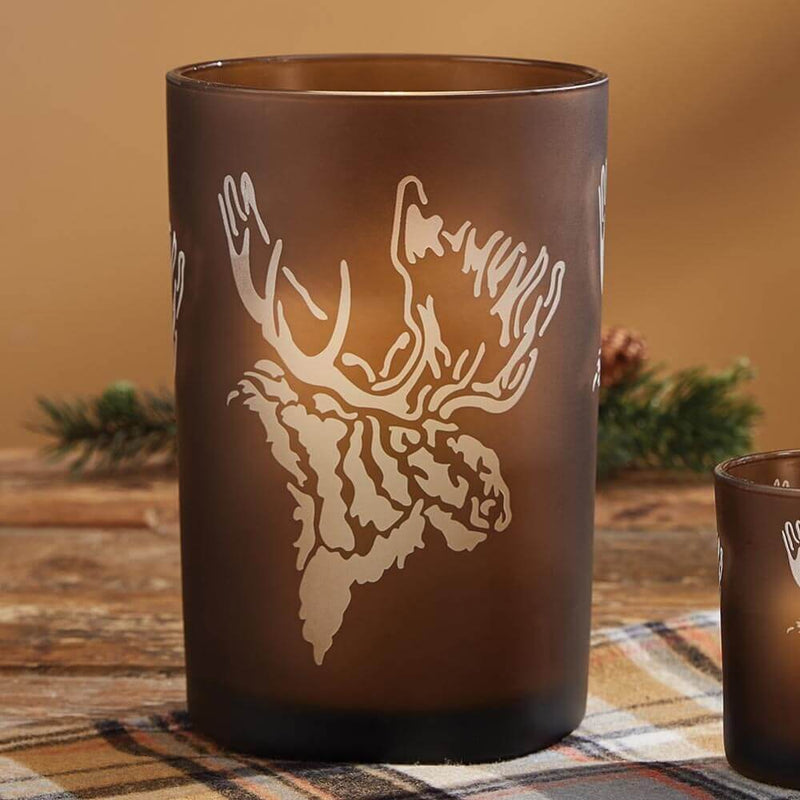 Tranquility Moose Candle Holder