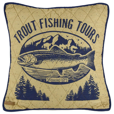 Trout Tours Pillow