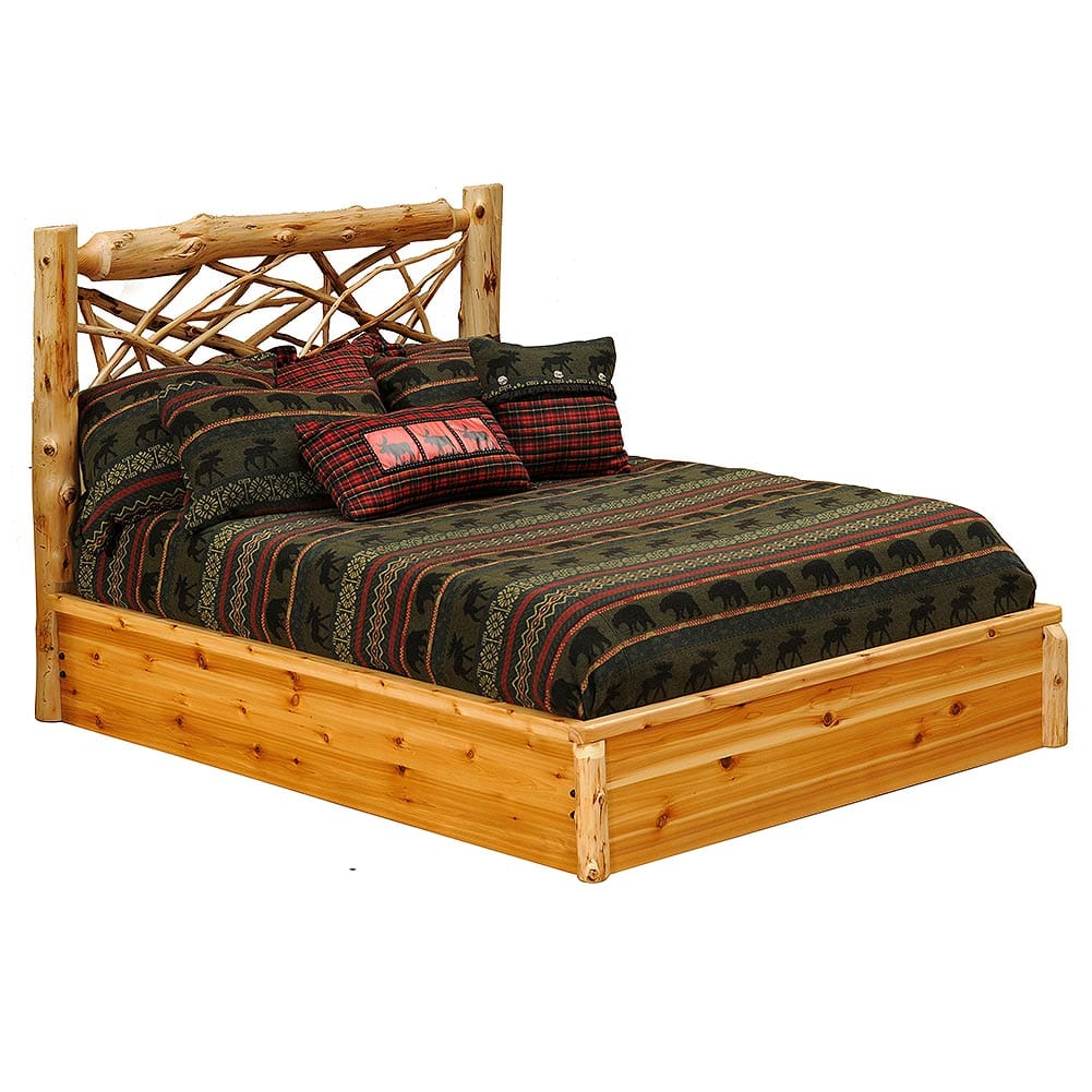 Cabin Place Twig Platform Bed