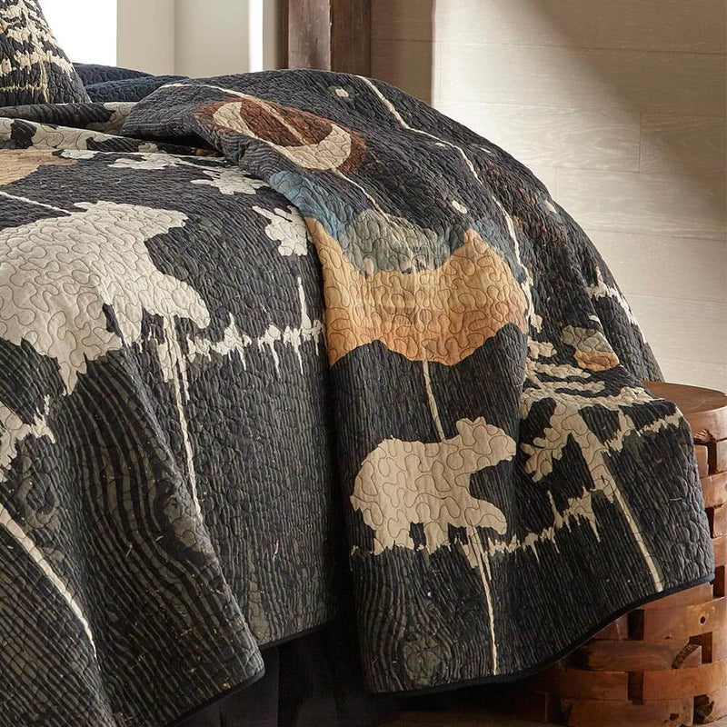 Twilight Bears Quilted Throw