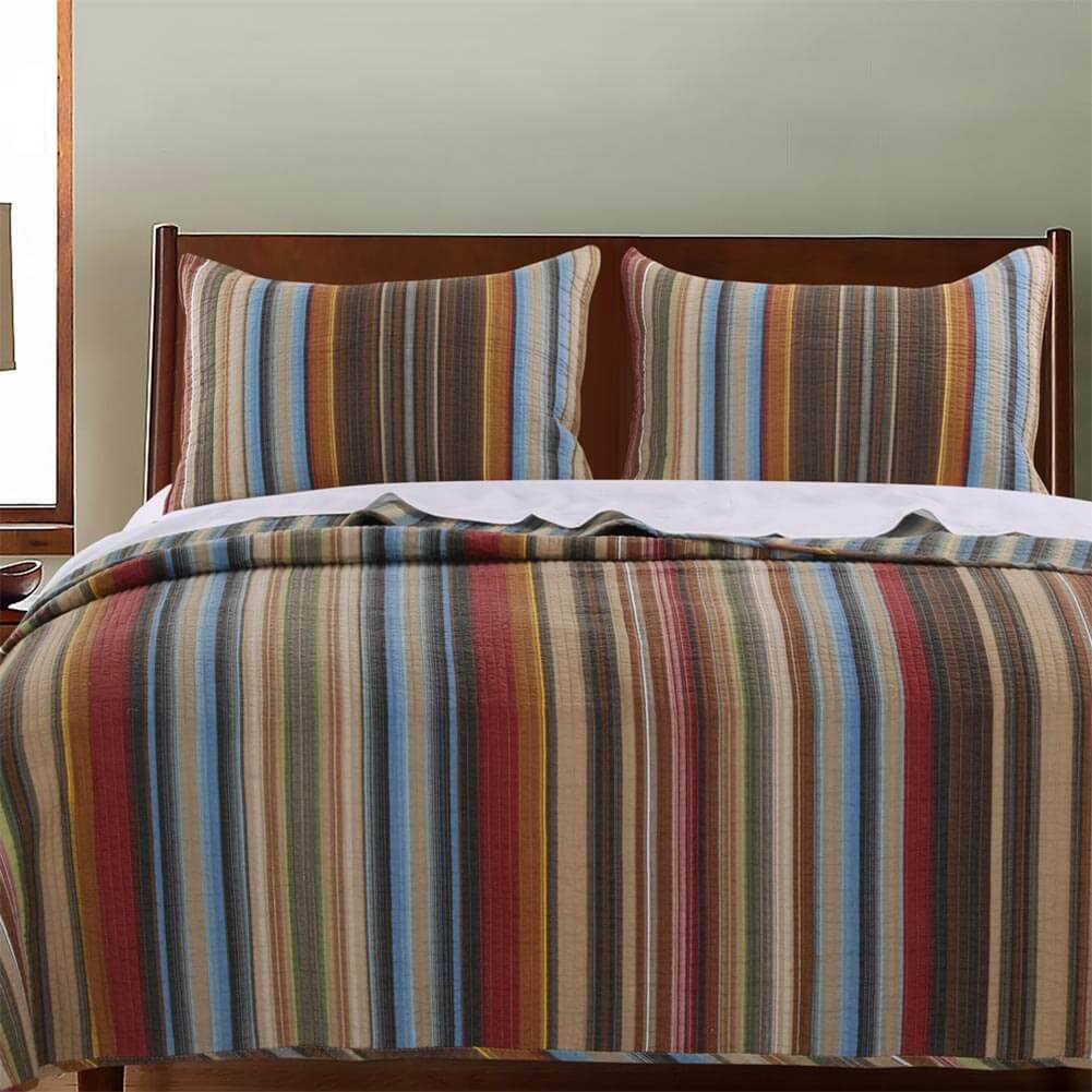 Vintage Stripe Quilt Sets | Cabin Place – The Cabin Place