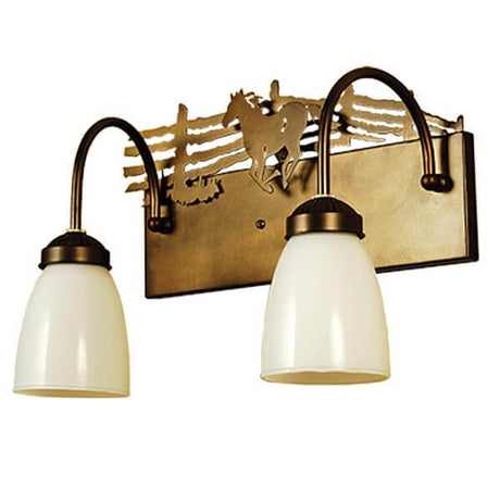 Western Corral 2 Light Vanity Fixture