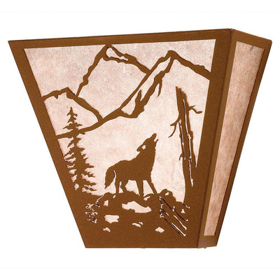 Wolf Wall Sconce