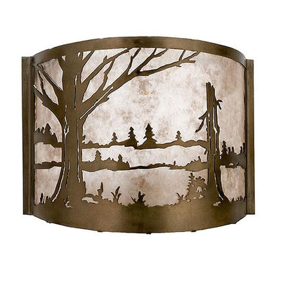 Wooded Lake Wall Sconce