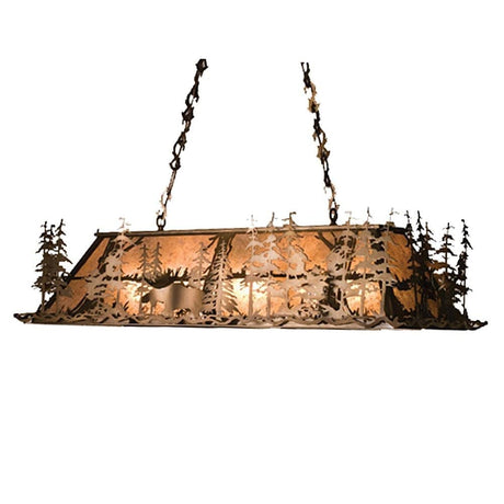 Wooded Moose Billiard Light