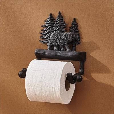 Woodland Bear Toilet Paper Holder